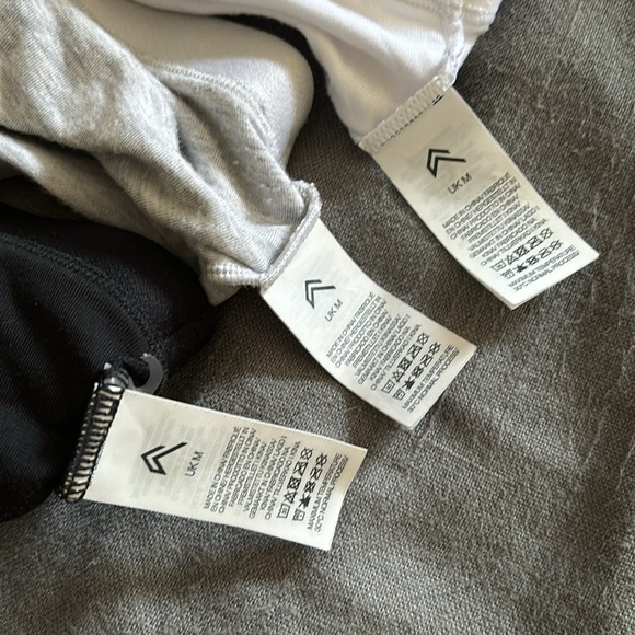 Oner Active Soft Classic Bralette Medium Black Light Gray and White Bundle Set - Picture 16 of 16